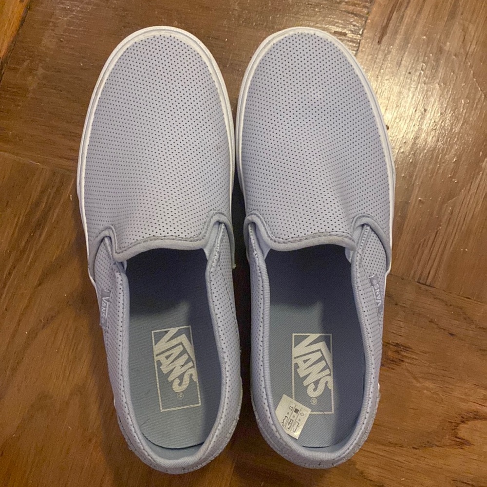 VANS ASHER PERFORATED SLIP-ON SNEAKER - WOMEN'S